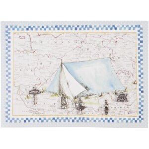 Clayre & Eef Karte mit Anhängern WORLDTRAVELER...