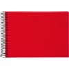 Goldbuch Spiralalbum Bella Vista rot 25x17cm 40 Seiten Leinen ohne Pergamin