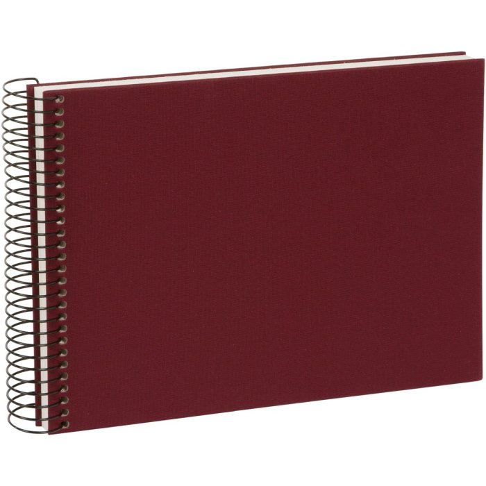 Goldbuch Spiralalbum Bella Vista bordeaux 25x17 cm 40 Seiten Leinen