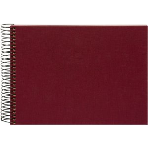 Goldbuch Spiralalbum Bella Vista bordeaux 25x17 cm 40 Seiten Leinen