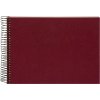 Goldbuch Spiralalbum Bella Vista bordeaux 25x17 cm 40 Seiten Leinen