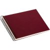 Goldbuch Spiralalbum Bella Vista bordeaux 25x17 cm 40 Seiten Leinen