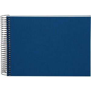 Goldbuch Spiralalbum Bella Vista Blau 25x17 cm Leineneinband 40 Seiten