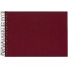 Goldbuch Spiralalbum Bella Vista bordeaux 25x17 cm 40 schwarze Seiten