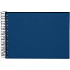 Goldbuch Spiralalbum Bella Vista dunkelblau 25x17 cm 40 schwarze Seiten