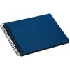 Goldbuch Spiralalbum Bella Vista dunkelblau 25x17 cm 40 schwarze Seiten
