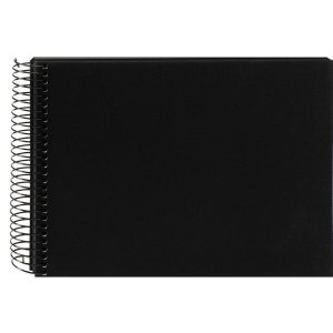 Goldbuch Spiralalbum Bella Vista schwarz 25x17 cm 40 schwarze Seiten
