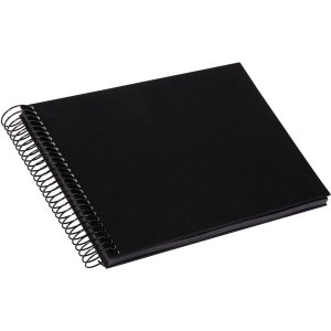 Goldbuch Spiralalbum Bella Vista schwarz 25x17 cm 40 schwarze Seiten