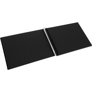 Goldbuch Spiralalbum Bella Vista schwarz 25x17 cm 40 schwarze Seiten