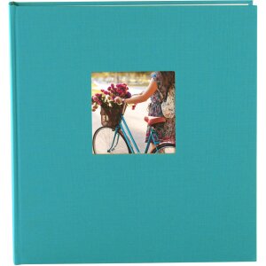Фотоальбом Goldbuch Bella Vista бирюзовый 25x25 см 60 белых страниц