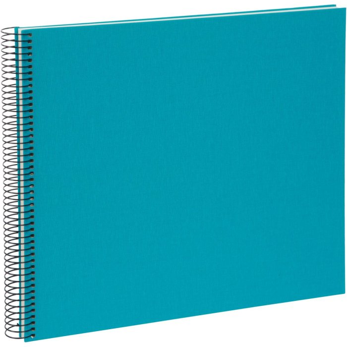 Goldbuch Spiralalbum Bella Vista Türkis 35x30 cm Leinen 40 Seiten