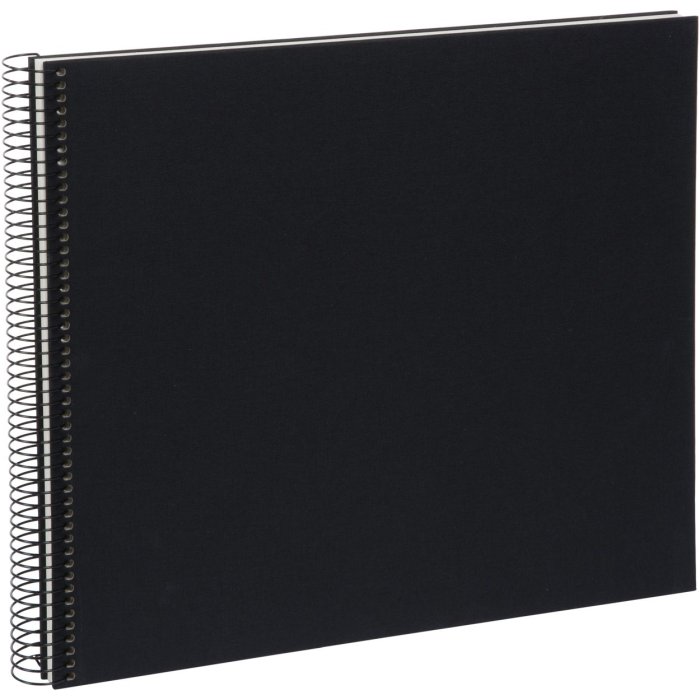 Goldbuch Spiralalbum Bella Vista schwarz 35x30 cm 40 weiße Seiten