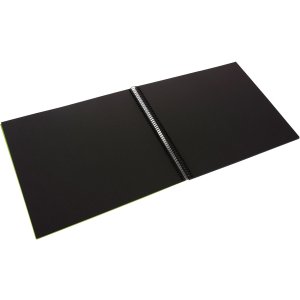 Goldbuch Spiralalbum Bella Vista grün 35x30 cm 40 schwarze Seiten