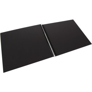 Goldbuch Spiralalbum Bella Vista rot 35x30 cm 40 schwarze Seiten Leineneinband