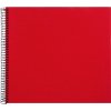 Goldbuch Spiralalbum Bella Vista rot 35x30 cm 40 schwarze Seiten Leineneinband