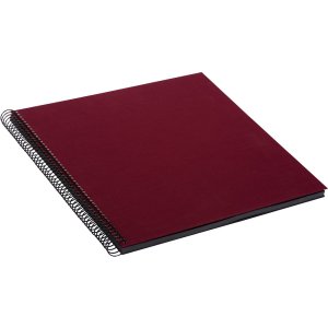 Goldbuch Spiralalbum Bella Vista bordeaux 35x30 cm 40 schwarze Seiten