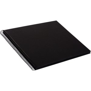 Goldbuch Spiralalbum Bella Vista schwarz 35x30 cm 40 schwarze Seiten