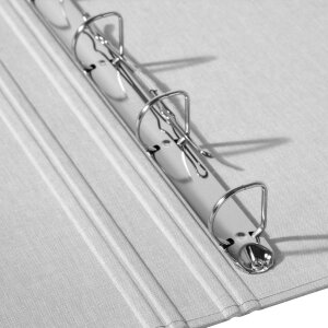 Папка на кольцах Goldbuch A4 Linum серая