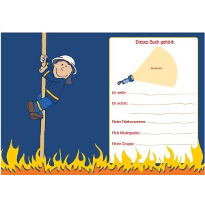 Goldbuch Freundebuch Kindergarten Frido Firefighter 15x21 cm 72 Seiten