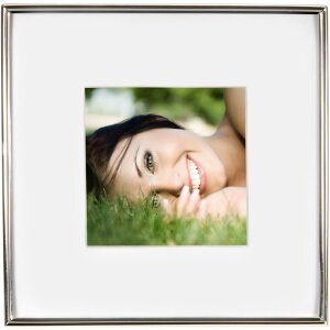 Goldbuch FINE Metall-Fotorahmen 10x10 cm silber...