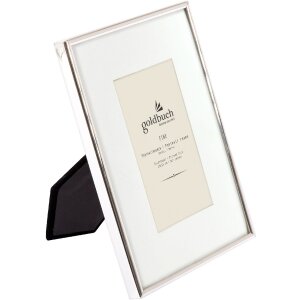 Goldbuch Metall Portraitrahmen FINE 13x18 cm silber glänzend 20,5x25,5 cm