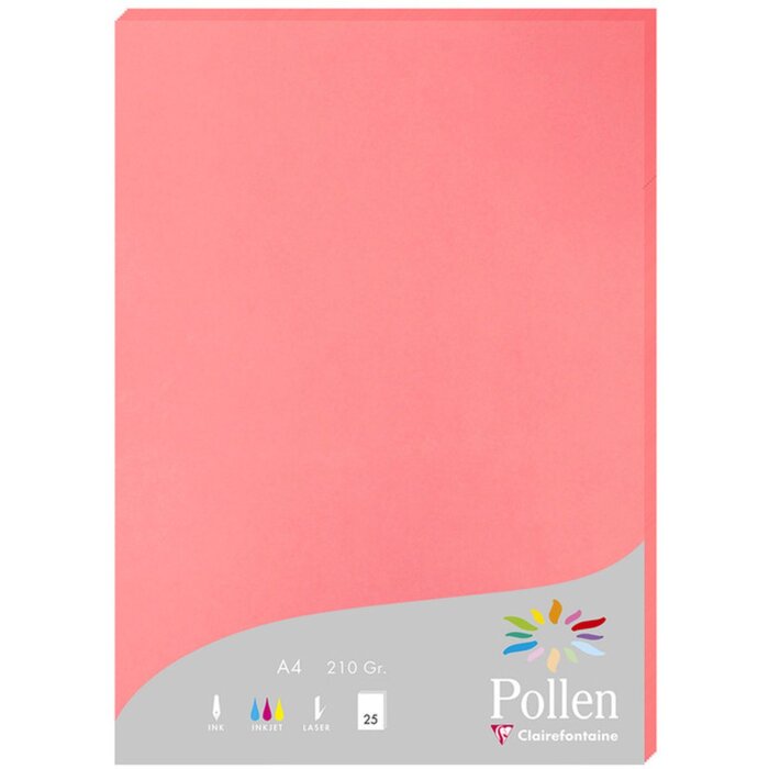 Папир Pollen, 25 листов, формат A4, 210 г, цвет Литсхи