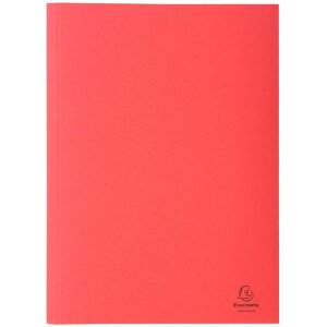 Exacompta 389003B Aktendeckel Rot A4 Recycling-Karton 250g gerillter Rücken