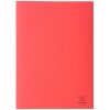 Exacompta 389003B Aktendeckel Rot A4 Recycling-Karton 250g gerillter Rücken