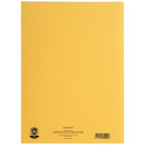 Exacompta 389004B Aktendeckel A4 Gelb 350 Blatt Recycling-Karton Forever 250g