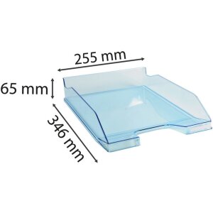 Exacompta COMBO 2 Classic Подставка для бумаг A4+ бирюзовая глянцевая