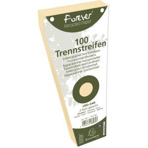 Exacompta Trennstreifen Forever 100 Stück Chamois...