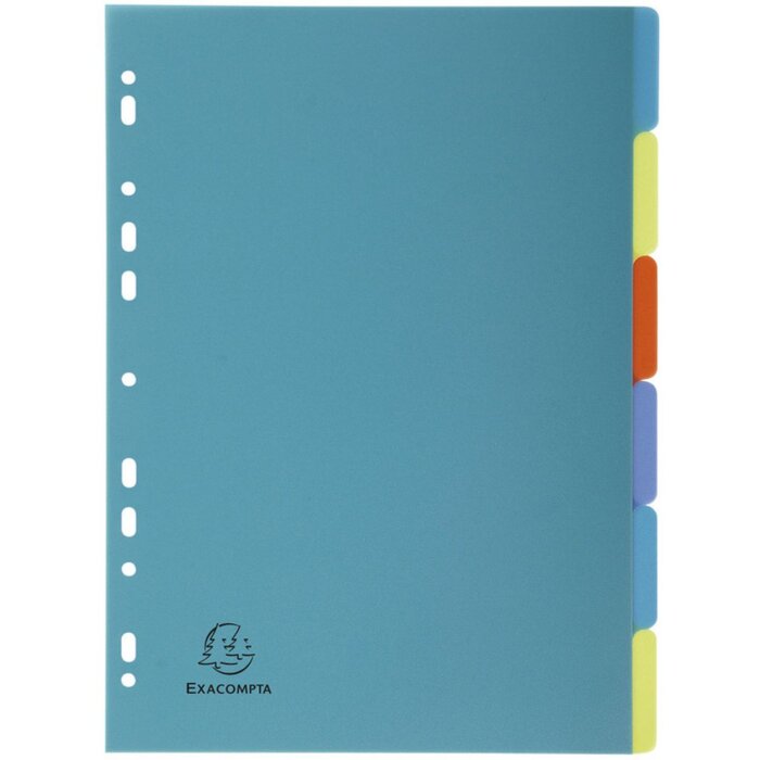 Регистр Exacompta 2706E DIN A4 с 6 цветными вкладками