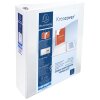 Ringbuch aus festem PP 2,8mm mit 4 Ringen 60mm in D-Form 90mm Rücken, 3 Außen- und 2 Innenhüllen, Krea Cover, DIN A4 Überbreite Weiß
