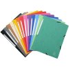 Exacompta 5510E Eckspannmappe Manila-Karton 400g DIN A4 farbig sortiert