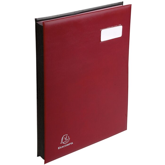 Exacompta Папка для подписей 654779E 24 отделения бордо