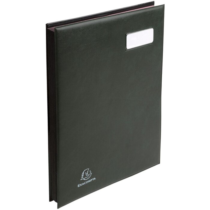 Exacompta Папка для подписей 654799E 24 отделения темно-зеленая