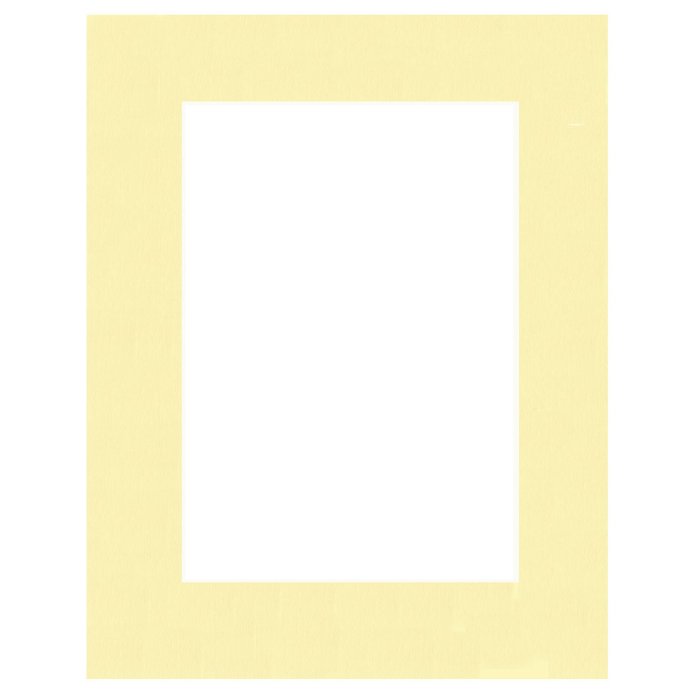 Fertig Passepartout 15 x 20 cm auf 10 x 15 cm  creme
