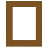 HNFD Fertig Passepartout 20 x 60 cm auf 10 x 40 cm mittelbraun