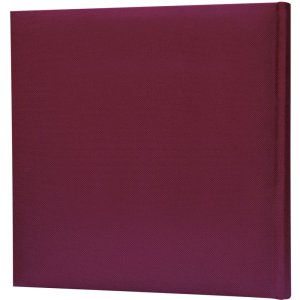 ZEP Leinen Fotoalbum Velina bordeaux 24x24 cm 40 weiße Seiten