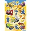 HERMA DECOR Baustelle Sticker 9x16,3 cm 3 Blätter