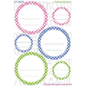 HERMA VARIO Einmach--Deckeletiketten