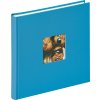 Walther Fotoalbum Fun oceanblau 26x25 cm 40 Seiten mit Fensterstanzung