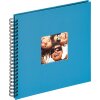 Walther Spiralalbum Fun oceanblau 30x30 cm 50 schwarze Seiten
