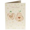 Открытка свадебная APPLE & PEAR IN LOVE, 12х17,5 см