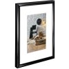 Hama Kunststoffrahmen Sevilla 62x93 cm schwarz mit Passepartout und EasyClip