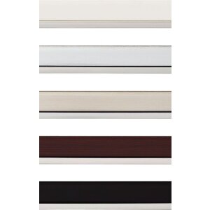 Фоторамка Walther из полистирола Метро 10x15 см сталь