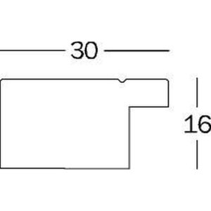 Фоторамка Walther из полистирола Метро 10x15 см сталь