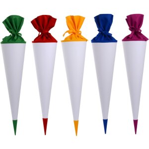 Goldbuch Schultüten Rohling 70 cm farblich sortiert...