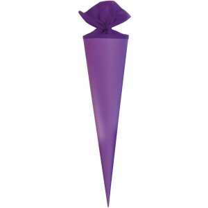 Goldbuch Schultüte 70 cm Flieder Buntkarton...