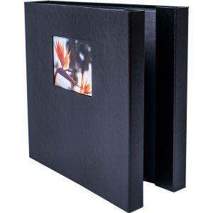 HNFD макси-фотоальбом Lona черный 34,5x33 см 100 черных страниц